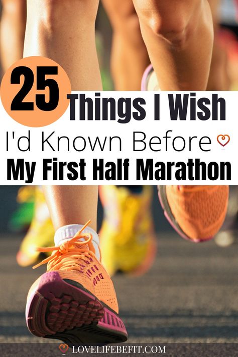 Half Marathon Tips For Beginners, 8 Week Half Marathon Training Plan, What To Wear For Half Marathon, Couch To Half Marathon Training Beginner, Beginner Half Marathon Training Plan, Half Marathon Diet Plan, Half Marathon Essentials, 6 Month Half Marathon Training Plan, First Half Marathon