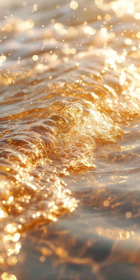 Water Pouring Aesthetic, Golden Hour Wallpaper Aesthetic, Gold Vibes Aesthetic, Aphrodite Wallpaper Iphone, Champagne Color Aesthetic, Golden Wallpaper Aesthetic, Everyday Wallpaper, Aesthetic Perspective, Wallpapers Colorful