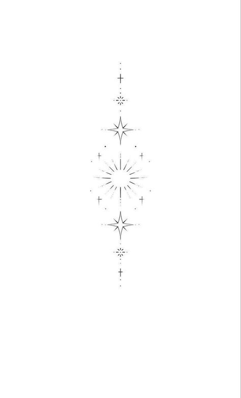 Sternum Minimalist Tattoo, Aura Tattoo Design, Minimalistic Spine Tattoo, Minimalist Sternum Tattoo Women, Earth Spine Tattoo, Vertical Tattoo Ideas, Minimalist Hand Tattoo, Cryptic Tattoos, Spin Tattoo