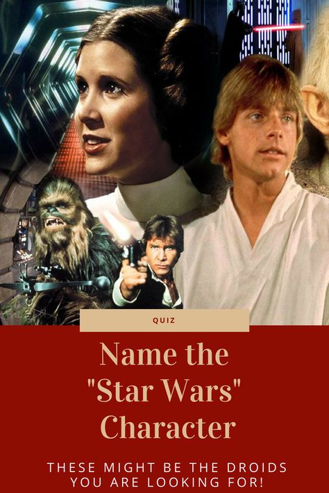 Star Wars Quizzes, Star Wars Quiz, Buzzfeed Quiz Funny, Zimbio Quizzes, Carrie Fisher Princess Leia, Couples Quizzes, Quiz Names, Play Quiz, Geek Girl