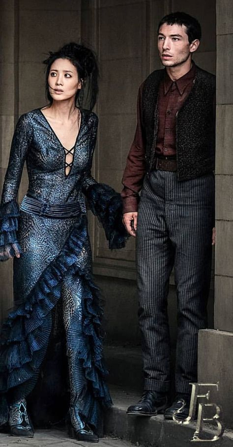 Nagini Fantastic Beasts, Nagini Harry Potter, Fantastic Beasts Queenie, Harry Potter Creatures, Credence Barebone, Colleen Atwood, Fantastic Beasts Movie, Best Gowns, Crimes Of Grindelwald