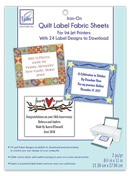 JuneTailorInc | Creativity Center Personalized Quilt Labels, Fabric Sheets, Quilts Decor, Quilt Labels, Creative Arts And Crafts, Personalized Quilt, Fabric Labels, Heart Quilt, Quilting Supplies