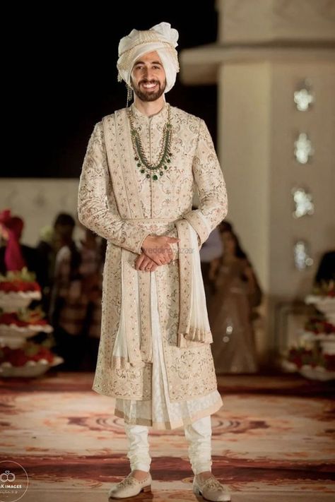 Presenting you latest Sherwani Designs for groom. From royal sherwani for grooms to party wear Sherwani, we have got all. Check out our blog for more. #weddingbazaar#indianwedding #sherwaniforgroompink #sherwaniforgroomwedding #sherwaniforgroomlucknowi #sherwaniforgroombabypink #sherwaniforgroomlightpink #sherwaniforgroomroyal #sherwaniforgroomrajwadi #sherwaniforgroommanyavar #sherwaniforgroombest #sherwaniforgroombrother #sherwaniforgroompeach #sherwaniforgroompeachpink #sherwaniforgroomwhite Wedding Outfit For Groom Indian, Dulha Sherwani Wedding For Men, Groom Outfit Wedding Indian, Indian Wedding Groom Outfits, Indian Groom Attire, Sherwani Groom Wedding Royals, Indian Groom Wear Wedding, Pastel Sherwani, Sherwani For Men Wedding Indian Groom