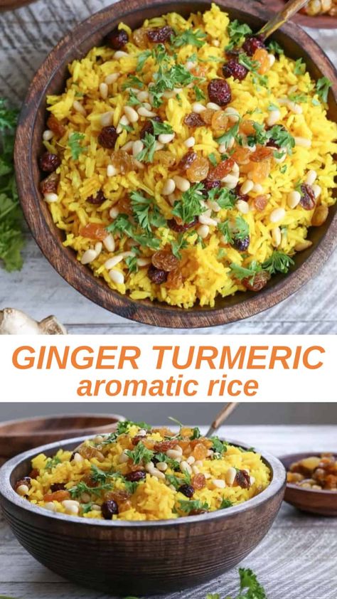 Luteal Phase, Rice Side Dish Recipes, Lassi Recipes, Turmeric Recipes, Rice Side Dishes, Fresh Turmeric, Inflammatory Diet, Ginger Turmeric, Ginger Recipes