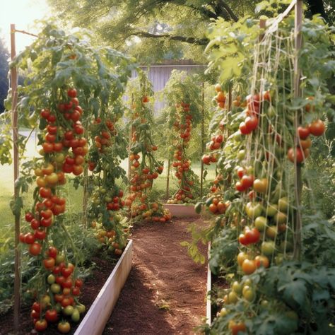 How to build a tomato trellis (step-by-step guide) Biodynamic Garden, Tomato Trellis, Garden Plan, Backyard Vegetable Gardens, Veg Garden, Tomato Garden, Home Vegetable Garden, Vegetable Garden Design, Pantry Design