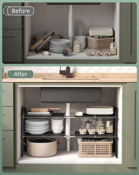 Organize under kitchen sink