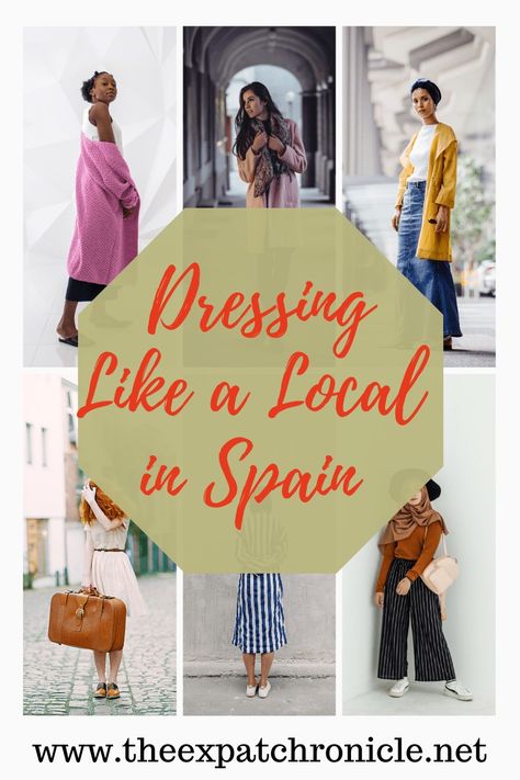 Dressing Like a Local in Spain: Your Go-To Guide - The Expat Chronicle Spain Fashion Spring, Spring In Spain, Spain In April, Spain Outfit Ideas, Spring Weekend Outfit, Outfits For Spain, Spain Outfit, Spain Fashion, Spanish Woman