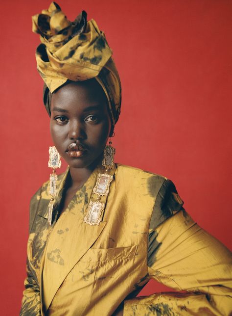 Nadine Ijewere, Adut Akech, Oh My Goddess, Vogue Us, Fall Wear, Family Values, Vogue Korea, Black Community, Fashion Images