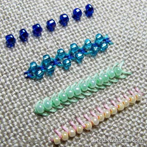 Embroidery Ribbon, Basic Embroidery, Bead Embroidery Tutorial, Crazy Quilting, Basic Embroidery Stitches, Embroidery Stitches Tutorial, Pola Sulam, Household Decor, Silk Ribbon Embroidery