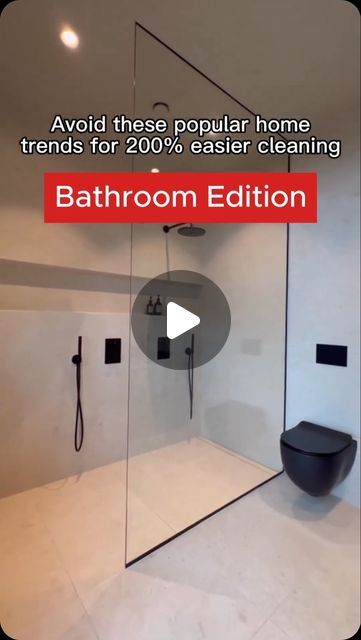 Hometrust.sg on Instagram: "Thinking about renovating your bathroom but dread the upkeep? 🛁 Here’s how to design a low-maintenance, easy-to-clean sanctuary:

✅ Skip the matt black fittings – they show every fingerprint and water spot!
✅ Avoid dark shower tiles – they make soap scum and watermarks more visible.
✅ Say no to small feature tiles – more grout means more scrubbing.
✅ Ditch glass shelving – it’s a magnet for dust and smudges.
Keep it simple, sleek, and stress-free! 🧼✨

Renovating soon? Speak to Singapore’s top 1% interior designers recommended by homeowners at Hometrust.sg. Link in bio 🇸🇬

Credits @9creation" Wet Room Bathroom Small Layout, Low Maintenance Bathroom, Wet Room Bathroom, Glass Shelving, Shower Tiles, Make Soap, Small Bathroom Makeover, Feature Tiles, Soap Scum