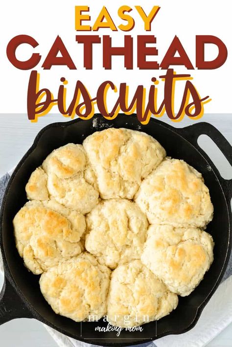 These Appalachian cathead biscuits are the perfect old-fashioned treat! They're great for breakfast or as a side with dinner. Fluffy drop biscuits are easy to make, and they're delicious with jam or apple butter! Old Fashioned Biscuit Recipe, Bisquick Drop Biscuits, Cathead Biscuits, Cat Head Biscuits, Homemade Drop Biscuits, Fudge Brownie Pie, Bisquick Biscuits, Cornbread Biscuits, Best Biscuit Recipe