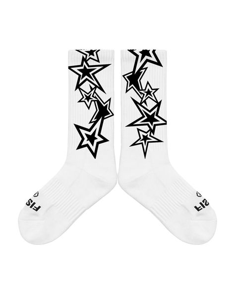 STARRY STARS SOCKS ⋆✮ 🎧 ✮ ⋆｡𖦹°‧★ __ Unisex item We have sizes available for both men & women ⟡ Printed Artwork ⟡ Crew Length ⟡ Machine Washable ⟡ Premium Quality The product is designed, woven and manufactured exclusively by Fishe __ DM us now for more information ! . . . . #socks #fishesocks #vớ #tất #sockslover #socksaddict #socksoftheday #y2k #y2kaesthetic #fyp #fypシ Grunge Socks, Y2k Socks, Y2k Png, Star Socks, Socks Print, Socks Ideas, Essential Clothing, Printed Artwork, Grunge Y2k