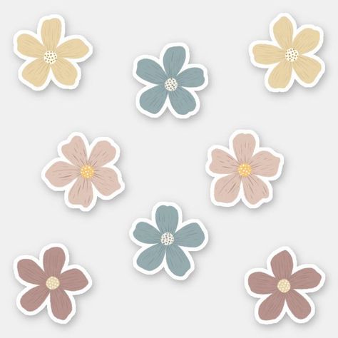 Spring flowers sticker. Add a touch of spring to your belongings with these cheerful stickers. . #Flowers_Design_For_Scrapbook #Flower_Sticker_For_Journal #Flowers_Aesthetic_Design_Stickers #Flower_Design_For_Scrapbook Floral Flower Sticker, Cute Flower Stickers Aesthetic, Flower Sticker For Journal, Flowers Aesthetic Design Stickers, Flower Design For Scrapbook, Locker Stickers Aesthetic, Kawaii Flower Stickers, Flower Scrapbook Stickers, Aesthetic Flowers Printable