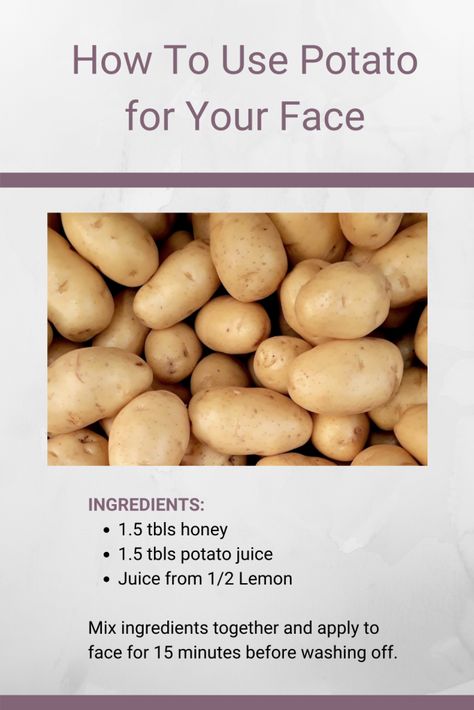 How To Use Potato for Your Face: Potato Skin Benefits | Skincare Lab How To Make Potato Juice For Skin, Potato For Face, Potato For Acne, Face Mask For Whitening, Potato Juice For Skin, Skincare Lab, Potato For Skin, Potato Face Mask, Face Remedies