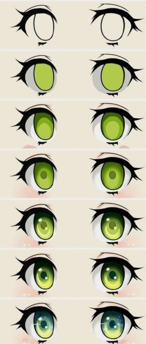 Manhwa Eyes Reference, How To Color Eyes, Digital Eyes, Girl Eyes Drawing, Drawing Anime Bodies, Glazed Eyes, How To Draw Anime Eyes, Manga Eyes, Cute Eyes Drawing