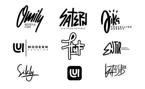 For only $10, holismjd will make logo handwriting and typography for your brand. | Hello, we offer logo writing services with the concept of writing. all of the logos that we work on are the result of my HAND, | On Fiverr.com All Type Logo Design, Logo Writing Design, Handwriting Logo Design, Logo Styles Ideas, Hand Writing Logo, Graffiti Hands, Handwritten Branding, Logo For Designer, Graffiti Branding