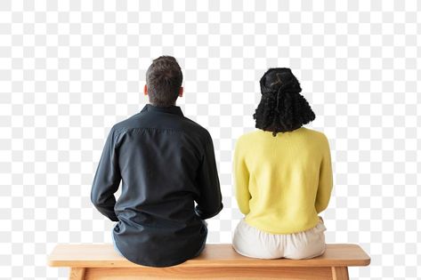 Two People On A Bench, Person Sitting Back View, Sitting Down Back View, Person Sitting From Behind, People Png Photoshop, Two People Sitting Together, People Back View, People Sitting On Bench, People Sitting Png