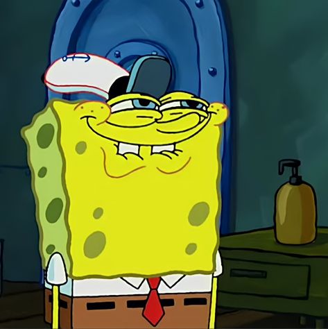 Spongebob Pfp, Spongebob Meme, Cartoon Face, Animal Cartoon, Happy Smile, Memes, Funny