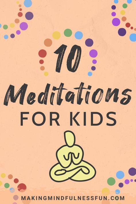 Here are 10 meditations all kids should do! #meditation Meditation For Preschoolers, Kids Mindfulness Activities, Quiet Toddler Activities, Breathing Exercises For Kids, Mindful Activities For Kids, Mindfulness Activities For Kids, Meditation For Kids, Meditation Kids, Journal Prompts For Kids