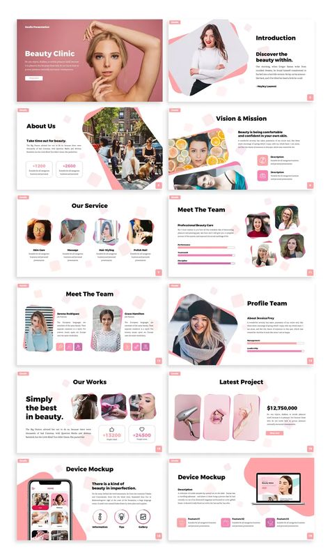 Beauty Presentation Design, Backbar Ideas, Newsletter Design Layout, Theme Presentation, Presentation Board Design, Presentation Slides Design, Abstract Beauty, Presentation Design Layout, Infographic Design Layout