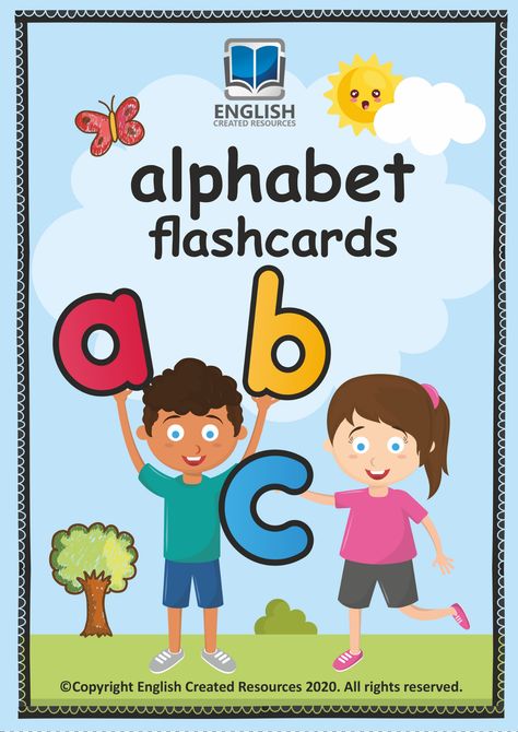 Learning the alphabet should begin early in a child's life. While some children do not learn their letters until they start school this… Alphabet Cards Printable Free, English Alphabet Worksheets, Abc Printables Free, Letter Sound Flashcards, English Alphabet For Kids, Letters Flashcards, Alphabet Sheet, English Classes For Kids, English Created Resources