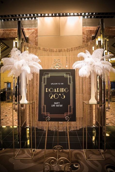 Prom Committee, Roaring 20s Birthday Party, Roaring 20s Birthday, Great Gatsby Prom, Corporate Gala, Gatsby Birthday Party, Gatsby Gala, Prom Planning, Gatsby Party Decorations