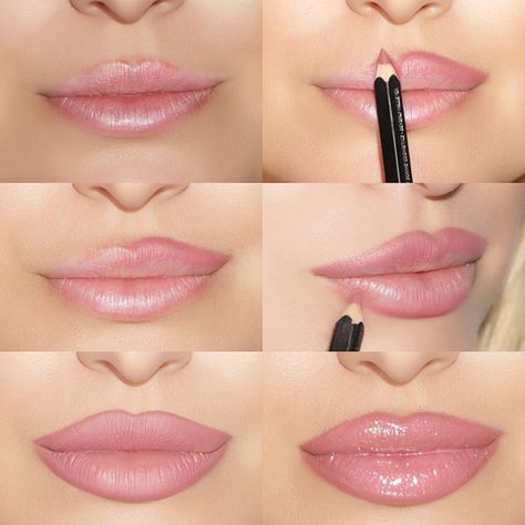 katarina van derham lips how to make lips bigger Make Your Lips Look Bigger, Make Lips Bigger, Lips Look Bigger, Bigger Lips Makeup, Bigger Lips, Basic Makeup Tutorial, Apply Lipstick, Lip Makeup Tutorial, Makijaż Smokey Eye