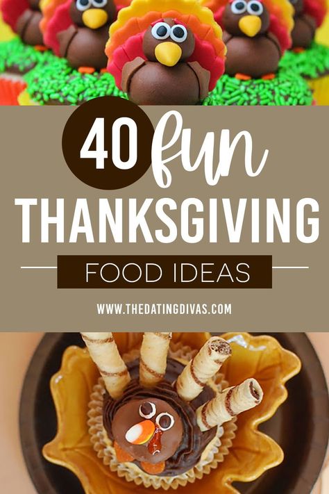 Creative Thanksgiving Food, Thanksgiving Recipes Appetizers For Kids, Cute Thanksgiving Breakfast, Fun Thanksgiving Themed Food, Thanksgiving Kids Food Crafts, Thanksgiving Theme Party Food, Thanksgiving Recipes Creative, Animals Made Out Of Food, Thanksgiving Fruit Ideas For Kids