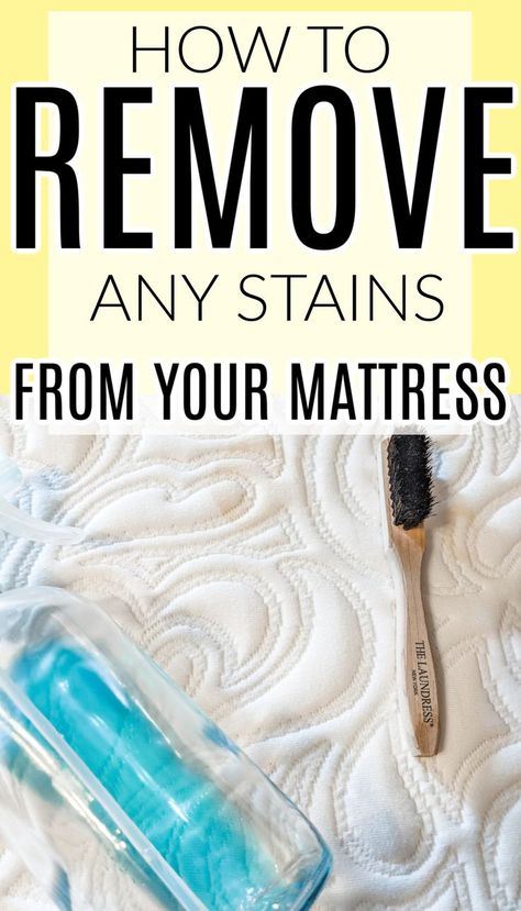 Clean Mattress Stains, Remove Stains From Mattress, Clean A Mattress, Remove Sweat Stains, Blood Stain Removal, Mattress Cleaner, Diy Mattress, Diy Stain Remover, Mattress Stains