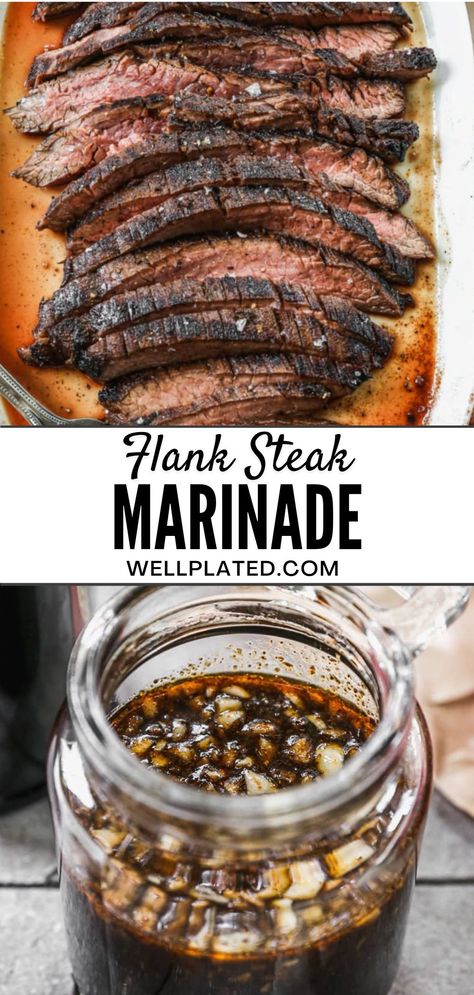 Flat Iron Steak Marinade, Marinade For Flank Steak, Flank Steak Marinade, Best Marinade, Steak Marinade Easy, Beef Chuck Steaks, Marinade Flank Steak, London Broil Recipes, Beef Flank Steak