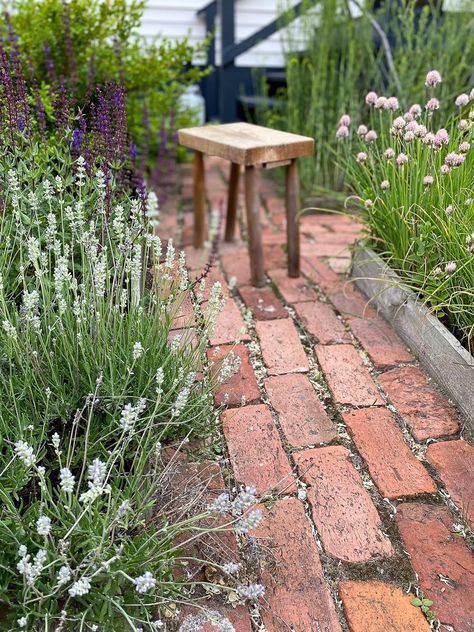 barn wood, brick, brick pathway, brick walkway, budget friendly, cheap, cottage, cottage garden, cottage path, cottage pathway, cottage style, cottage walkway, diy, diy project, english cottage style, fieldstone, flagstone, flower beds, flower gardens, garden, garden path, garden pathways, garden walkways, gravel, gravel pathway, gravel walkway, home improvement, inexpensive, inspiration, lawn, outdoor project, Outdoors, outside, path, pathway, patio, pea gravel, pea gravel patio, reclaimed wood, salvage, second hand, slate, spring, springtime, summer, summertime, vegetable garden, walkway, walkways, wood pathway, wood planks, wood walkway, yard Cottage Walkway, Brick Pathway Garden, Diy Walkways, Reclaimed Brick Garden, Pine And Prospect Home, Pine And Prospect, Pea Gravel Patio, Slate Garden, Wood Walkway