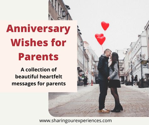 Looking for wedding anniversary wishes for parents or in-laws? We have got you covered with these best anniversary wishes and quotes for parents (all at one place – for you to just read and choose) Anniversary is a great day to show your love, and respect for your parents. Parents together work hard and try […] The post Wedding Anniversary Wishes for Parents written by Rashmi Chand is a post from Sharing Our Experiences - Mom approved products & FREE printables. Anniversary Messages For Parents, 50th Anniversary Quotes Parents, Anniversary Message For Parents From Daughter, Anniversary Wishes For Parents From Daughter, Quote For Parents From Daughter, Parents Wedding Anniversary Wishes, Parents Anniversary Quotes From Daughter, Wedding Anniversary Wishes For Parents, Anniversary Message For Parents