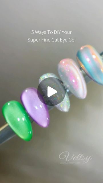 Vettsy on Instagram: "🌈✨ 5 Ways To DIY Your Vettsy Super Fine Cat Eye Gel 💡 The versatile silver cat eye gel for all kinds of nail designs 😜

🛒Products Used:
✨Hema-Free Super Cat Eye Gel-Fine
✨Hema-Free Gel-Stay Chill
✨Neon Pigment Powder
✨Reflective Opal Flakes
✨Mermaid Nail Powder

👉 Shop the same nail supplies via my bio or visit vettsy.com

Follow @vettsystore & @vettsynails for more nail inspiration 🧚‍♀️

👭Tag friends who would like this👭

#vettsynails #nailsathome #diynail #nailtips #nailtipsandtricks #nailart #mixandmatch #nailtutorials #cateyenails #cateyenailart #magneticnails #silvernails" Cats Eye Nails Design, Mermaid Nail Powder, Silver Cat Eye, Mermaid Nail, Magnetic Nails, Tag Friends, Mermaid Nails, Nail Powder, Super Cat