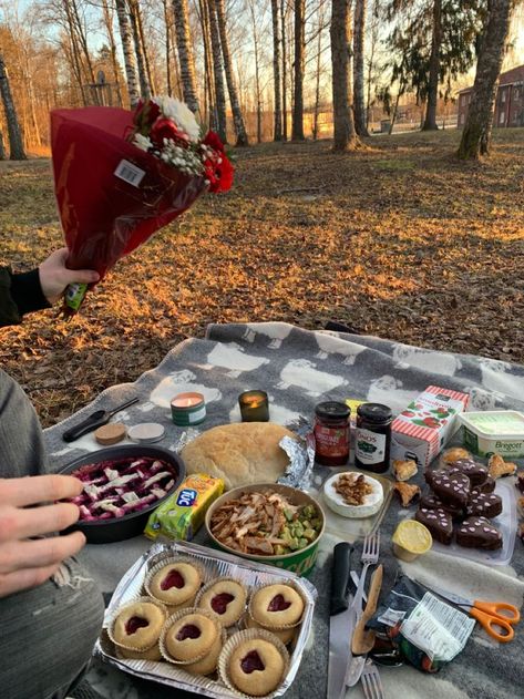 Fall Picnic With Friends, Autumn Date Ideas Aesthetic, Birthday Picnic Boyfriend, Picnic Aesthetic Winter, October Picnic Ideas, Picnic For One Person, Picnic Winter Outfit, Winter Picnic Aesthetic, Fall Picnic Food Ideas For Two