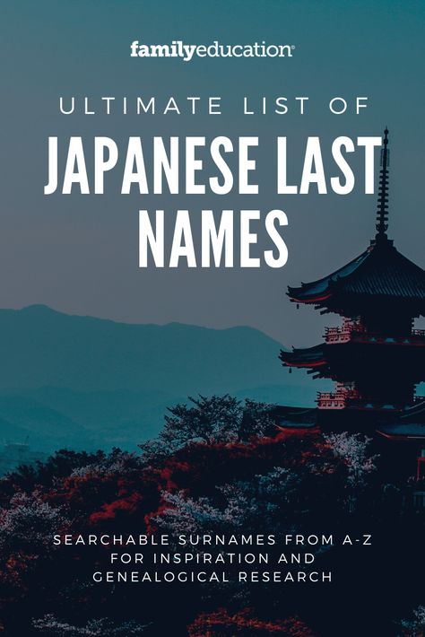 Last Japanese Names, Surnames For Characters Japanese, Last Names Japanese, Japanese Surnames And Meanings, Japanese Last Name Ideas, Asian Last Names For Characters, Japanese Surnames List, Name For Characters, Character Names Japanese