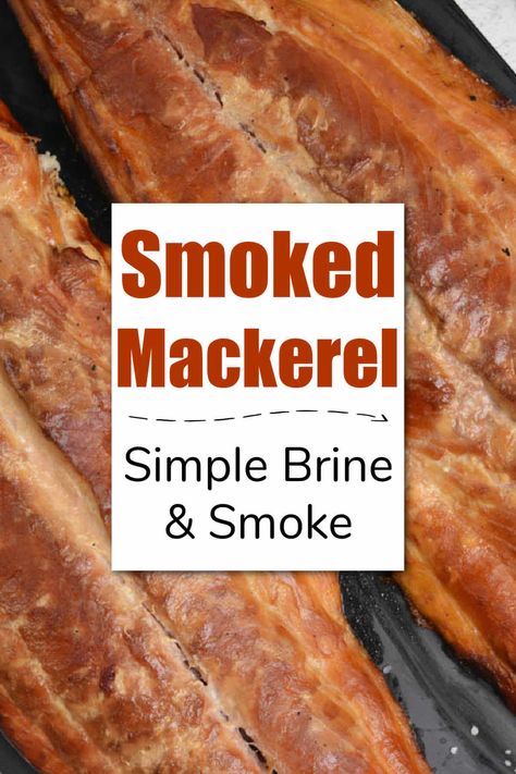 Smoked Mackerel Smoked Spanish Mackerel Dip, Cold Smoked Mackerel, Smoked Mackerel Recipe, King Mackerel Recipes, Whole Mackerel Recipe, Mackerel Recipe, Smoked Fish Dip, Bbq Smoker Recipes, Grilled Mackerel