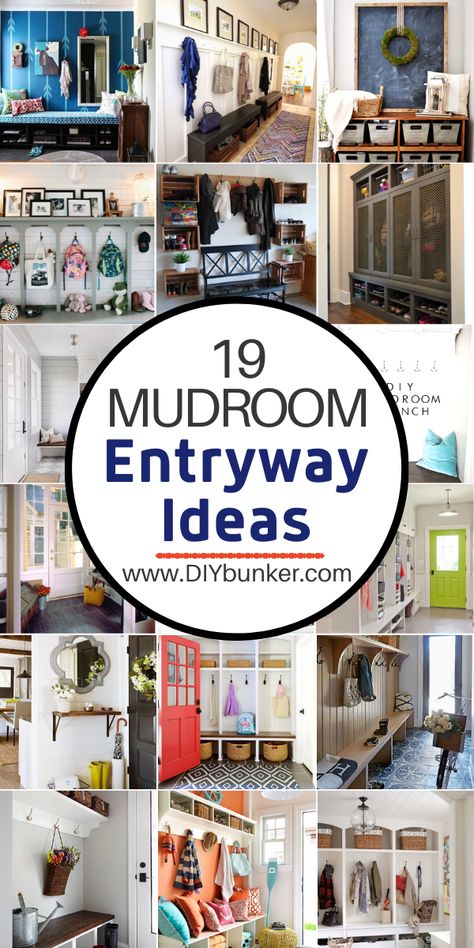 Large Entryway Ideas Foyers, Farmhouse Mudroom Ideas Entryway, Large Entryway Ideas, Mudroom Entryway Ideas, Small Mudroom Ideas Entryway, Kitchen Entryway Ideas, Practical Mudroom, Entrance Ideas Entryway, Small Mudroom Ideas