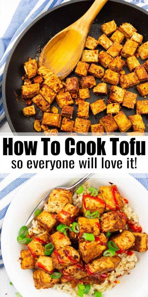 Tofu Sisig, Ways To Cook Tofu, Best Tofu Recipes, Cook Tofu, Tofu Recipes Healthy, Tofu Recipes Easy, Homemade Tofu, Tofu Marinade, Tofu Recipes Vegan