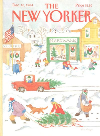 Christmas Moodboard, The New Yorker Magazine, 달력 디자인, New Yorker Magazine, New Yorker Covers, Christmas Cover, 500 Piece Jigsaw Puzzles, 500 Piece Puzzles, Noel Christmas