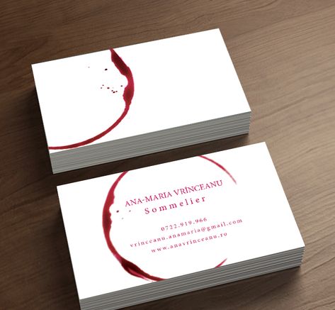 Coffee Shop Business Card, Wine Names, Buisness Cards, Name Card Design, Wine Label Design, Visiting Card Design, Wine Stains, Wine Design, Wine Brands