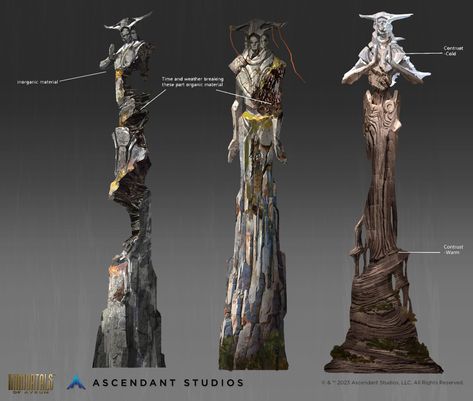 ArtStation - Immortals of Aveum | Environment concept Statue design Alchemy Table, World Creation, Statue Design, The Culture, Science And Nature, Alchemy, Geology, Concept Art, Art Inspiration