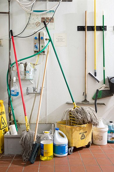 Cleaning Tools Aesthetic, Janitor Aesthetic, Cleaner Aesthetic, Cleaning Supplies Checklist, Kandahar Afghanistan, Slop Sink, Restaurant Cleaning, Abbott Elementary, Dream Jobs