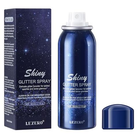 Body Glitter Spray, Glitter Hair Spray, Shimmer Spray, Face Highlighter, Body Shimmer, Rave Accessories, Glitter Spray, Makeup Spray, Nightclub Party