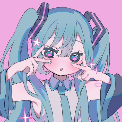 Hatsune Miku Icon Miku Pfp Fanart, Miku Hatsune Vocaloid Pfp, Hatsune Miku Fanart Cute, Miku Fanart Icon, Sakura Miku Fanart, Sakura Miku Pfp, Sakura Hatsune Miku, Hatsune Miku Drawing, Miku Hatsune Kawaii