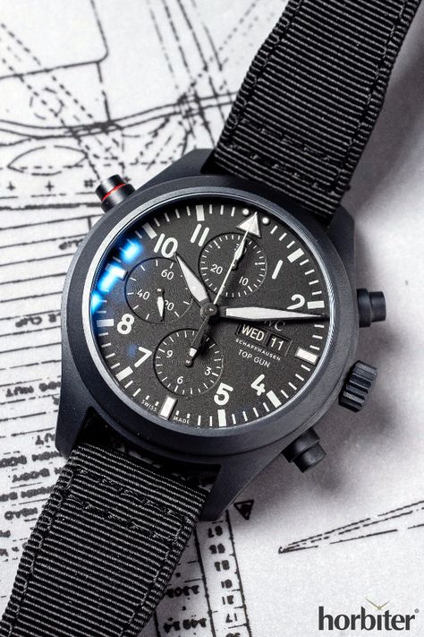 hands-on with the IWC Pilot's Watch Double Chronograph Top Gun Ceratanium™ #iwc #watches #iwcwatches #sihh #topgun Best Kids Watches, Iwc Watches Pilot, Iwc Pilot, Iwc Watches, Watch Trends, Pilot Watch, Best Watches For Men, Stylish Watches, Kids Watches