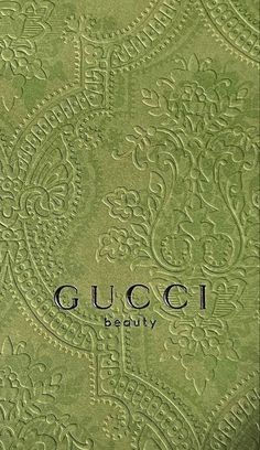 Gucci Colour Palette, Gucci Green Wallpaper, Gucci Garden Aesthetic, Gucci Green Packaging, Gucci Book Cover, Green Gucci Bag With Gold-tone Hardware, Elegant Gucci Bag With Gold-tone Logo Plaque, Colour Palette, Branding Design