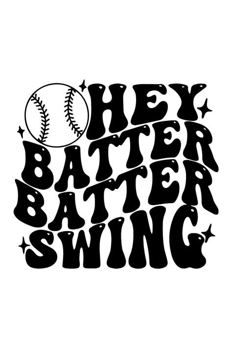 Baseball SVG Hey Batter Batter Svg, Hey Batter Batter Shirt, Softball Svg Free, Baseball Cricut Projects, Softball Cricut Projects, Softball Svg Files Free, Softball Letters, Baseball Tshirt Designs, Sports Shirts Design