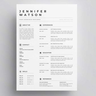 Cv Design Template Free, Ats Cv, Cv Templates Free Download, Curriculum Template, Layout Portfolio, Cv Original, Cv Design Template, Resume Cover Letter Template, Resume Design Professional