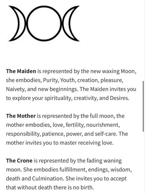 Maiden Mother And Crone Tattoo, Triple Goddess Meaning, Triple Moon Meaning, The Maiden The Mother The Crone Tattoo, Hecate Moon Tattoo, Maiden Mother Crone Meaning, Maiden Mother Crone Symbol, Maid Mother Crone Tattoo, Maiden Mother Crone Tattoo Triple Goddess Symbols