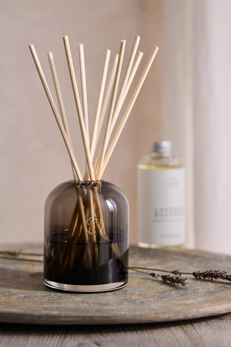 Linnea Diffuser, Lavender Rosemary | Anthropologie Diffuser Packaging, Reed Diffuser Bottle, Lavender And Rosemary, Salon Suites Decor, Bath Inspiration, Lavender Rosemary, House Vibes, Salon Suites, Diffuser Bottle